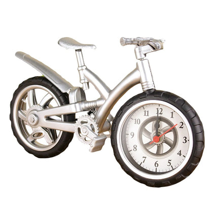 Fashion Miniature Bicycle Bike Shape Wake Up Time Display Alarm Clock Decor Gift For Student Alarm Clock Home Decor Office Watch