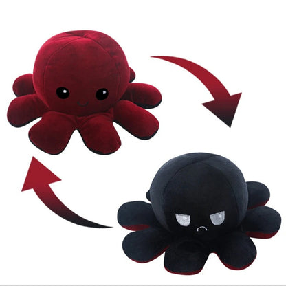 Two-faced Emotional Octopus Happy Or Depressed Octopus Decoration Ornaments Octopus Home Sofa Living Room Decoration Crafts