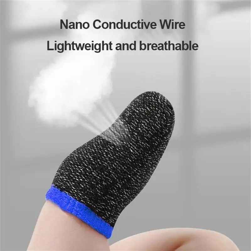 1 Pair Breathable Finger Control Gaming Gloves for PUBG