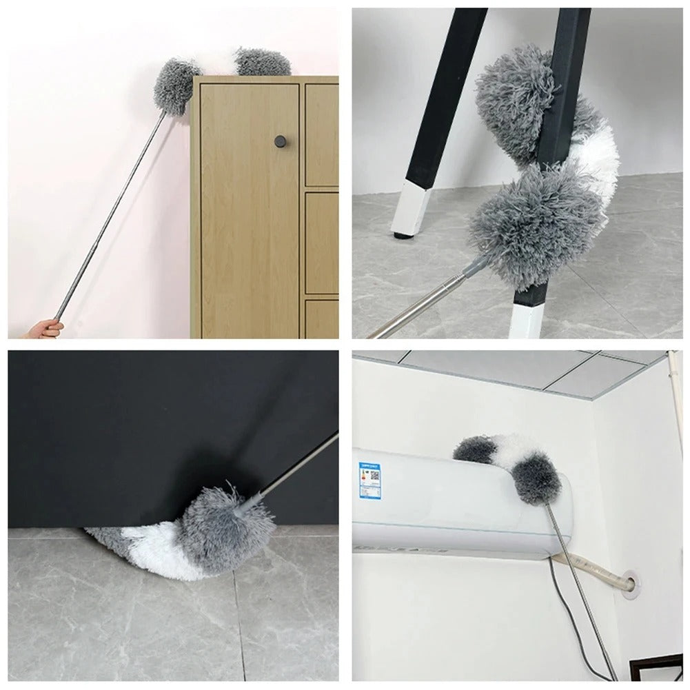 280cm Microfiber Duster Extendable Duster Cleaner Brush Telescopic Catcher Mites Gap Dust Removal Dusters Home Cleaning Tools