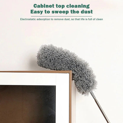 280cm Microfiber Duster Extendable Duster Cleaner Brush Telescopic Catcher Mites Gap Dust Removal Dusters Home Cleaning Tools