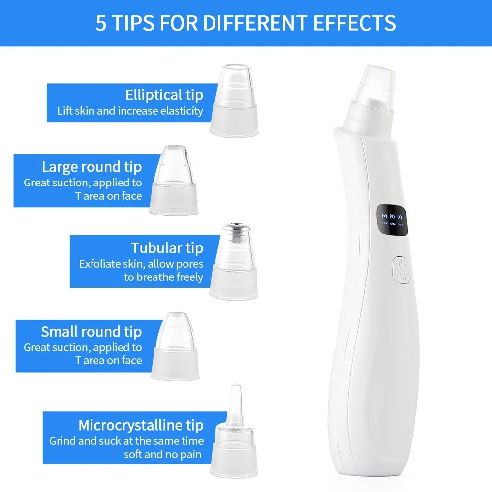 Portable Electric Blackhead Remover | USB Pore Vacuum Cleaner