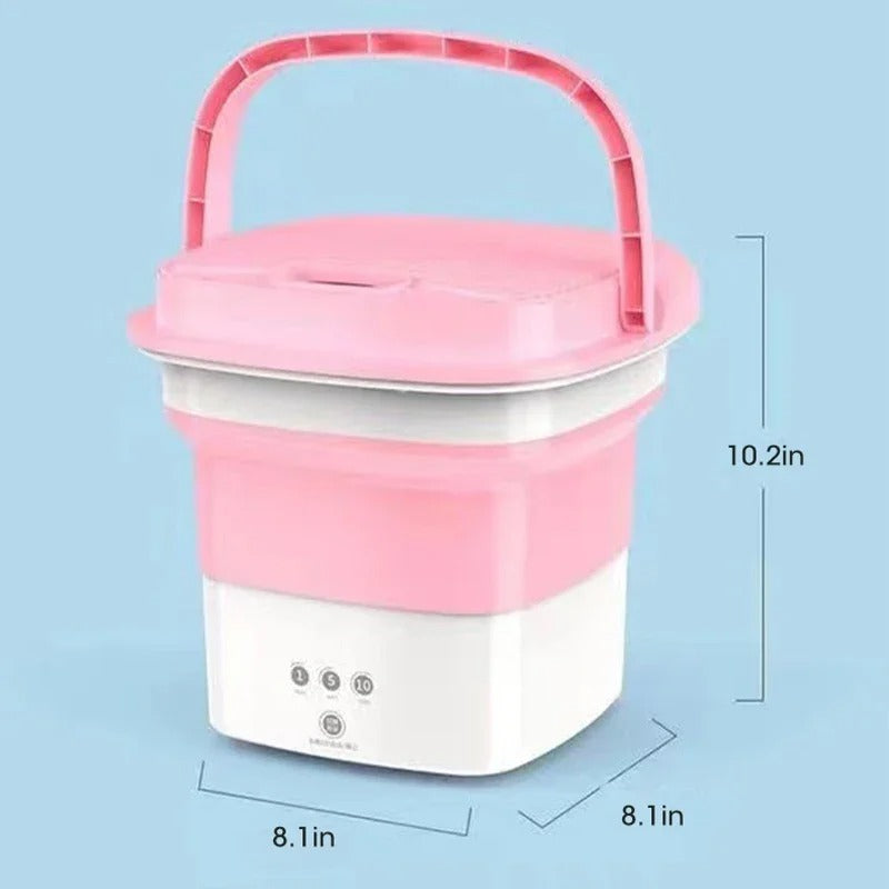 Portable Washing Machine Mini Foldable Washer With Dryer Bucket Washing For Underwear Home Centrifuge Deep Cleaning Machine ﻿