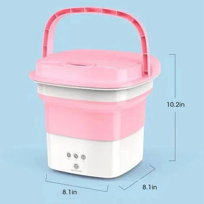 Portable Washing Machine Mini Foldable Washer With Dryer Bucket Washing For Underwear Home Centrifuge Deep Cleaning Machine ﻿