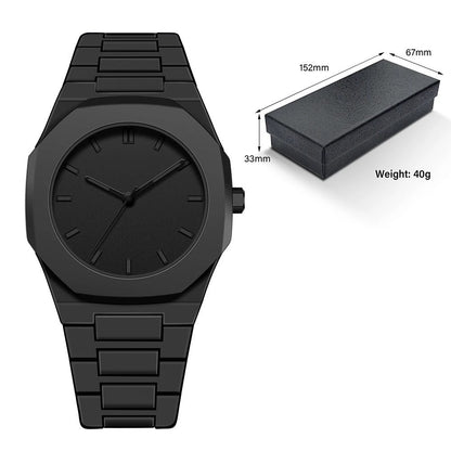 Simple Arabic Numeral Dial, Casual, Lightweight and Versatile Men's Calendar, Waterproof Plastic Quartz Watch, Business Clock