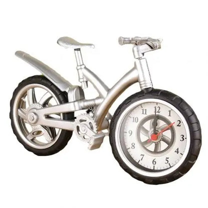 Fashion Miniature Bicycle Bike Shape Wake Up Time Display Alarm Clock Decor Gift For Student Alarm Clock Home Decor Office Watch