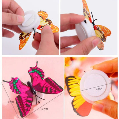 Pack of 3 Color Changing Glow In The Dark Led Butterflies Night Light Led For Kids Room
