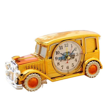 6 Styles Cute Car Alarm Clock Antique Unique Classic Car Bedside Clock Nostalgic Child Alarm Clock Desktop Decor