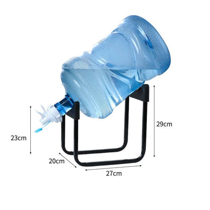 Foldable 19 Liters Water Bottle Stand Rack With Nozzle Water Bottle Dispenser, Faucet Nozzle Holder, Bottled Water Holder, Camping Storage Rack, Gallon