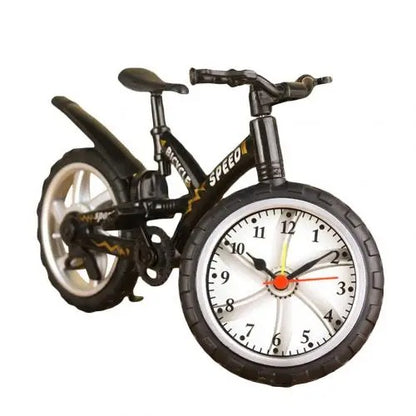 Fashion Miniature Bicycle Bike Shape Wake Up Time Display Alarm Clock Decor Gift For Student Alarm Clock Home Decor Office Watch