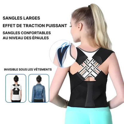 New Adult Posture Corrector Belt, Breathable Back Correction Belt for Women and Men, Back Support, Sitting Position Correction Tool