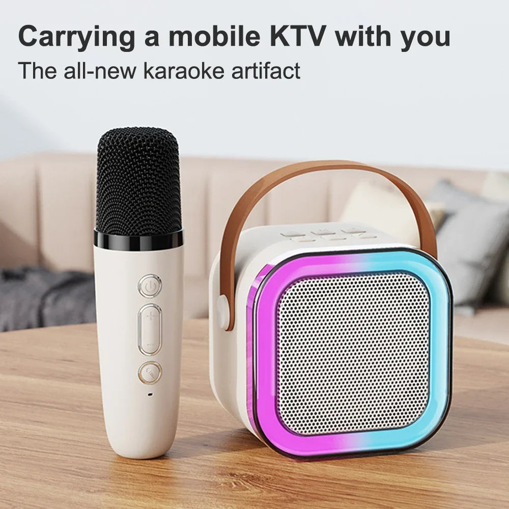 Wireless Rechargeable Speaker with Two Mics