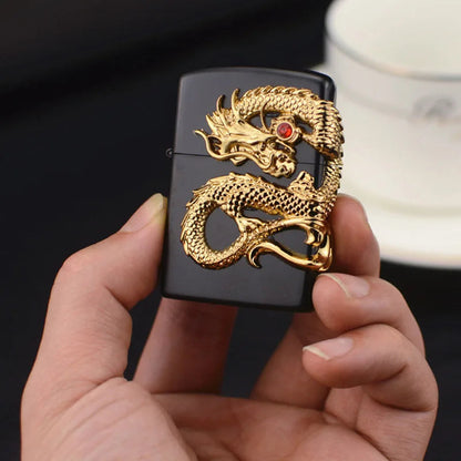 Retro Turbo Jet Compact Butane Gas Windproof Lighter Torch Metal Cigarette Lighters 1300 C Gasoline Blue Flame Vintage Gas Lighter