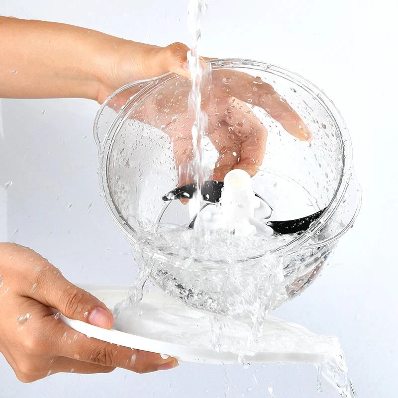 2 Liter Large manual press type vegetable cutter household multi-functional cooking machine mincing machine