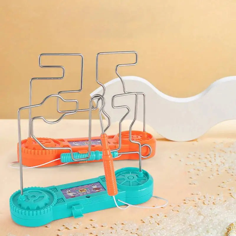 Hot Electric Montessori Roller Game Toy Electric Bump Touch Maze Game Classic Wire Maze Toy For Children Kid Toddlers