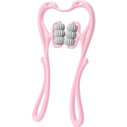 6-wheel Neck Massager Plastic Pressure Point Therapy Neck Massage Tools Neck Massage Relieve Hand/Waist/Legs Roller Massage Tool