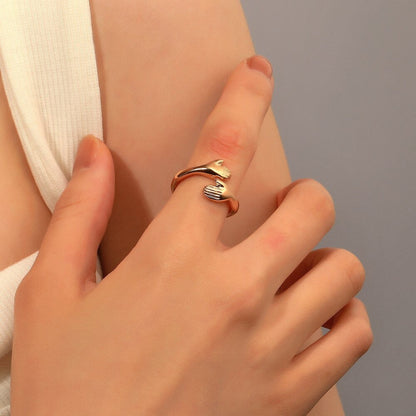 Male / Female Hug Rings