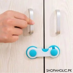 (Pack Of 2) Child Security Kids Box Drawer Cupboard Wardrobe Door Fridge Safety Lock