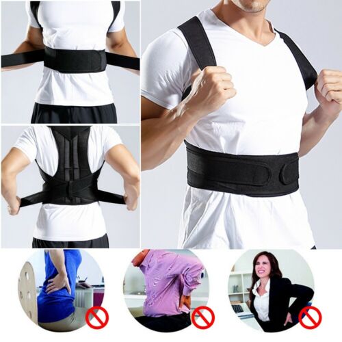 Posture Corrector belt adjustable magnetic posturs corrector back brace support belt for upper back pain relife