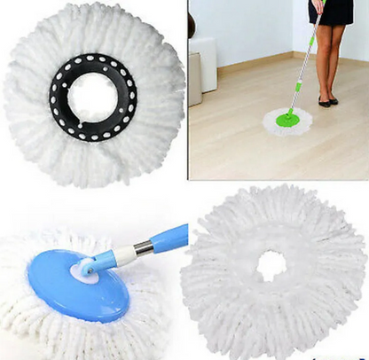 Spin Mop Refill Extra Head, Additional Microfiber Mop