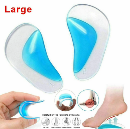 Silicone Gel Non Slip Arch Support feet Massaging