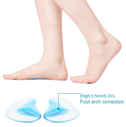 Silicone Gel Non Slip Arch Support feet Massaging