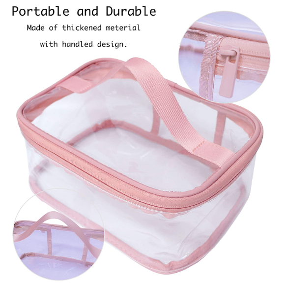 Waterproof Transparent PVC Bath Cosmetic Bag