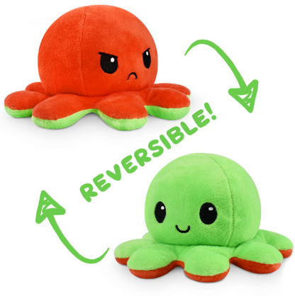 Double Sided Reversible Octopus Plush Toy