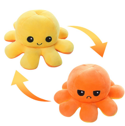 Double Sided Reversible Octopus Plush Toy
