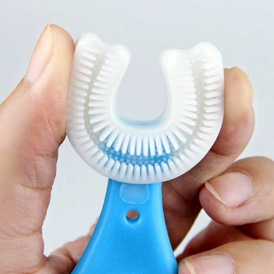 Silicone U-Shaped Baby Toothbrush