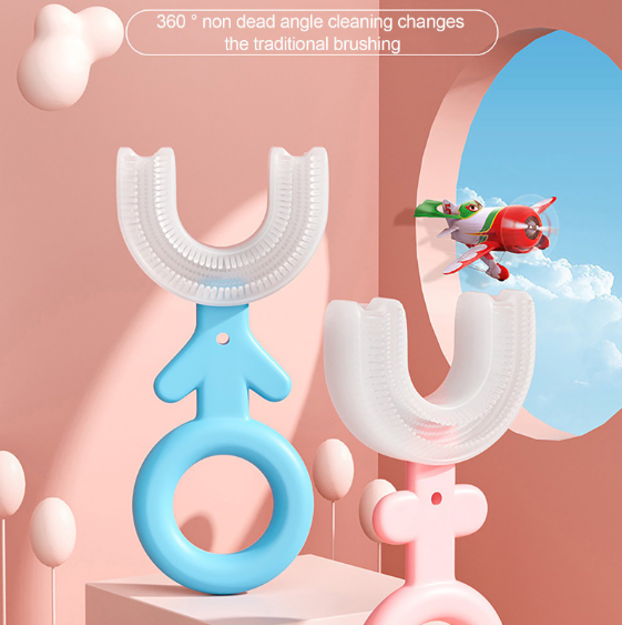 Silicone U-Shaped Baby Toothbrush