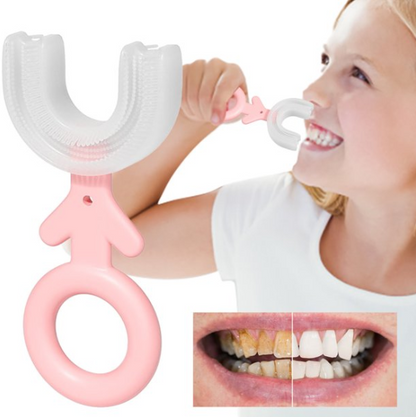 Silicone U-Shaped Baby Toothbrush