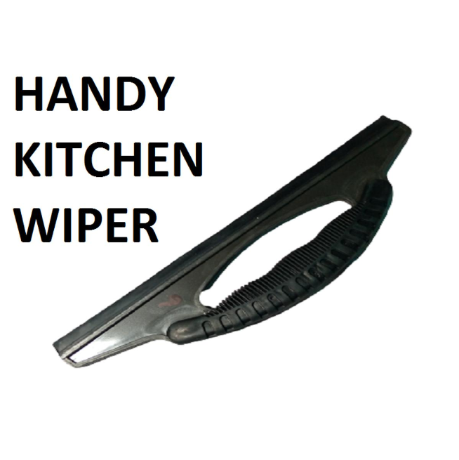 Handy Wiper With Rubber Handle For Kitchen