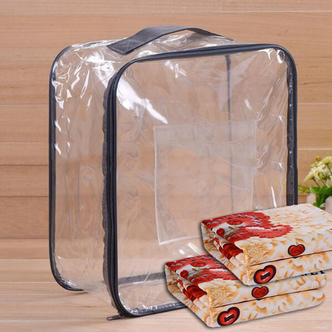 Large Blanket Cover Bag Transparent PVC Plastic Clear