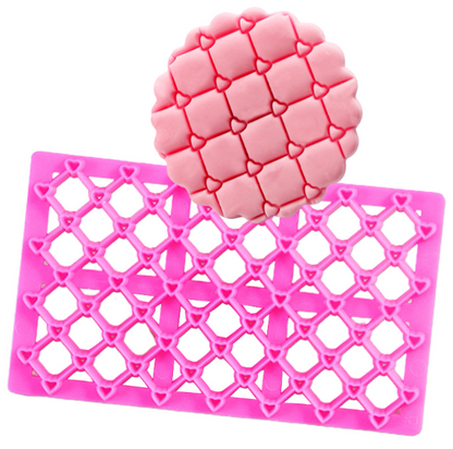 1PC Embosser Fondant Cake Baking Sugarcraft Decorating Mold