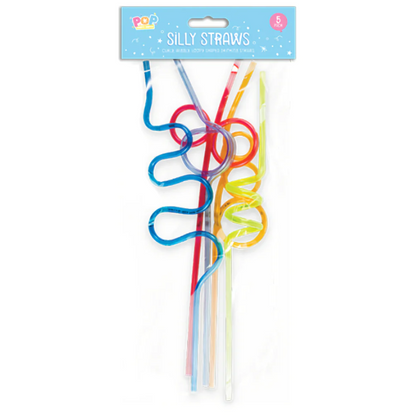 Pack Of 4 - Silly Straws for Kids