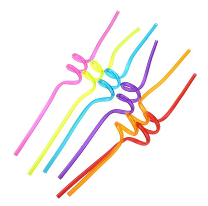 Pack Of 4 - Silly Straws for Kids