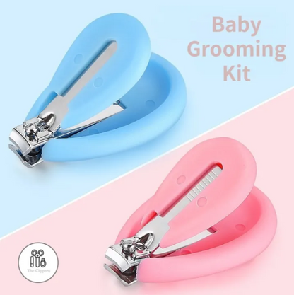 2 In 1 Set Baby Nail Clipper, Nail Scissors Grooming Toddler Kids Best Gift